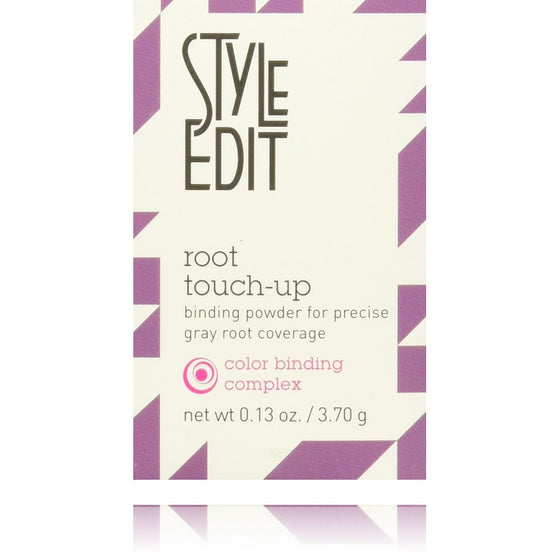 Style Edit Root Touch Up Brunette Beauty | Root Coverage Concealer | Grey Coverage | Press Powder Hair Color (Dark Brown)