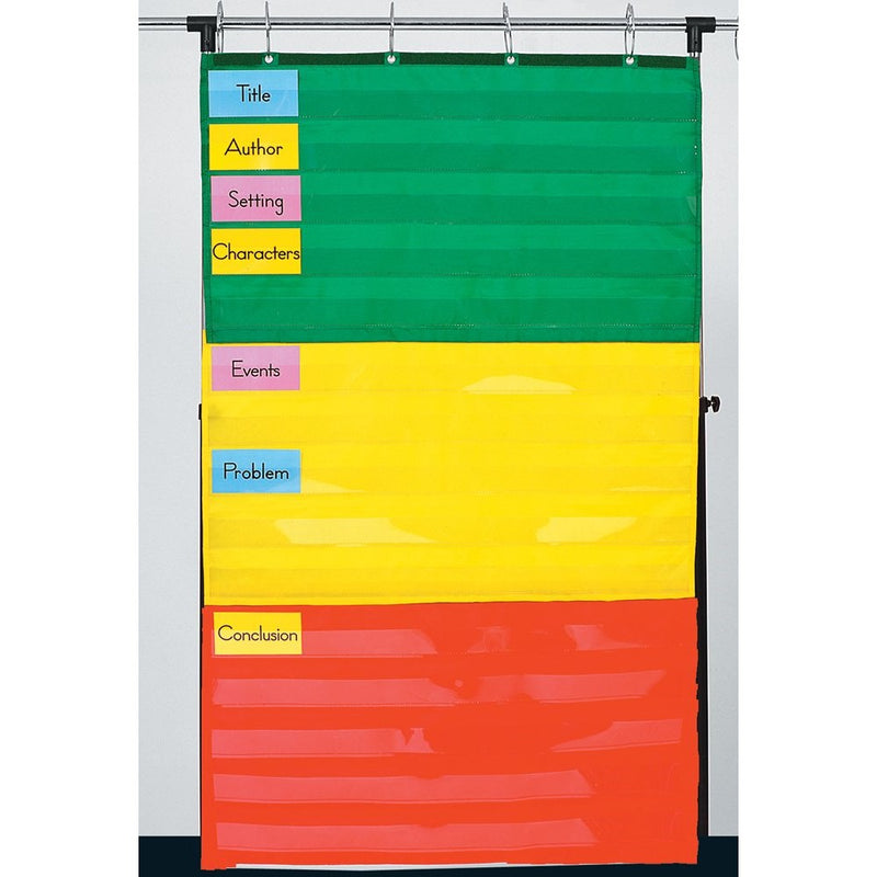 Carson Dellosa Four Blocks Adjustable Pocket Chart Pocket Chart (5642)