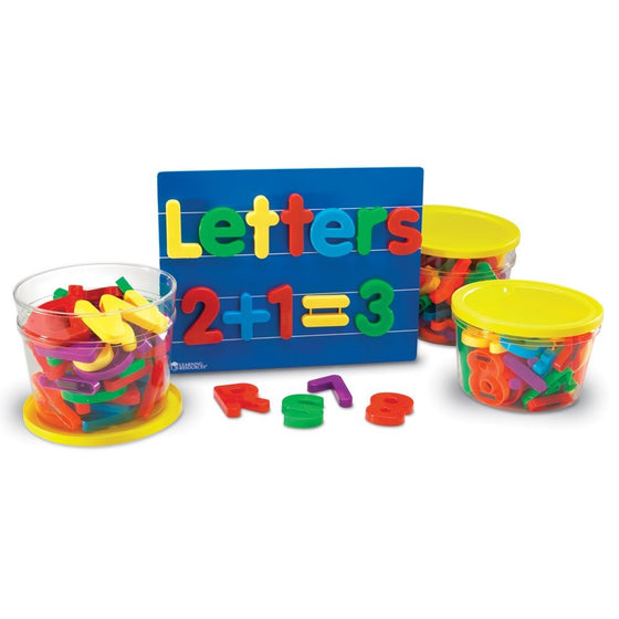 Learning Resources Jumbo Magnetic Letters & Numbers Combo Set