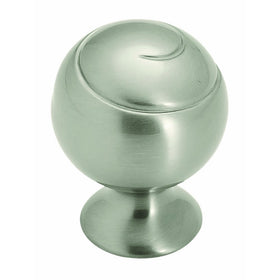 Amerock BP9338-G10 Swirl'z Spiral Ball 1-1/8-Inch Diameter Knob, Satin Nickel