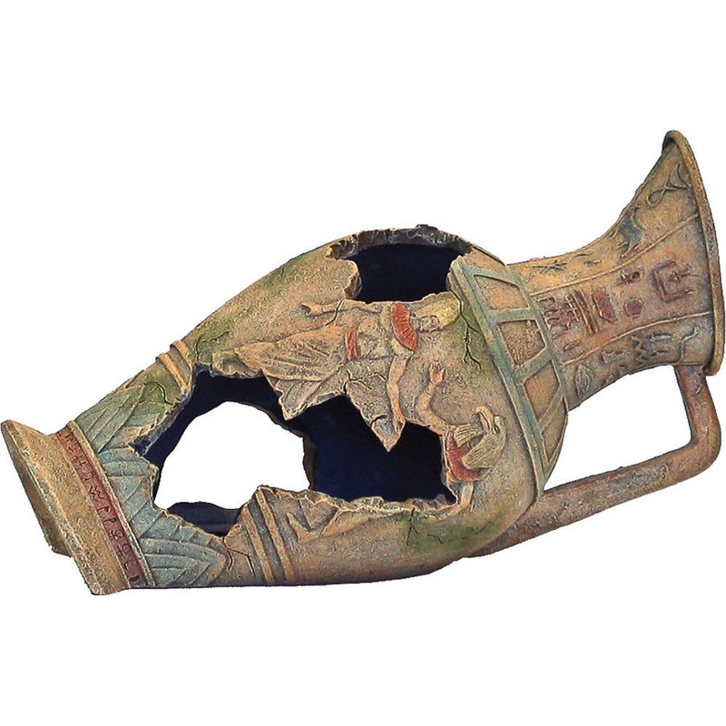Blue Ribbon Exotic Environments Egyptian Vase Aquarium Ornament