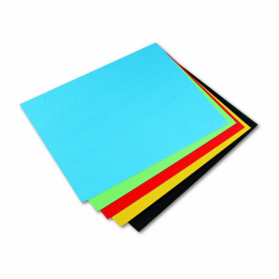 Riverside Paper 54871 Colored 4-ply Poster Board, 22 x 28, 5 Assorted Colors, 25 Boards/Carton