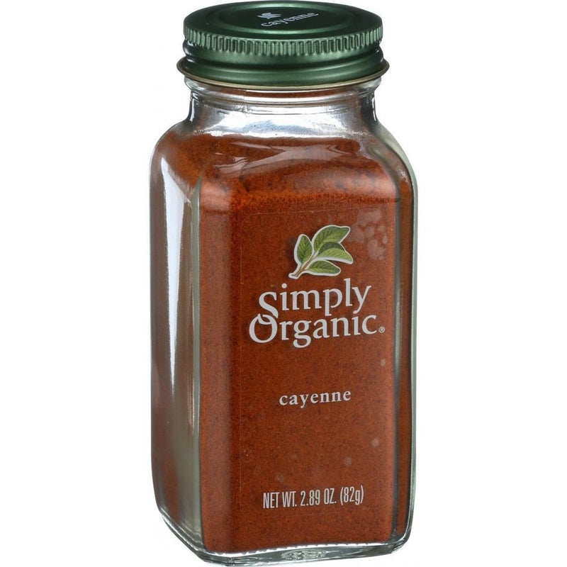 Simply Organic Cayenne Pepper Certified Organic, 2.89-Ounce Container