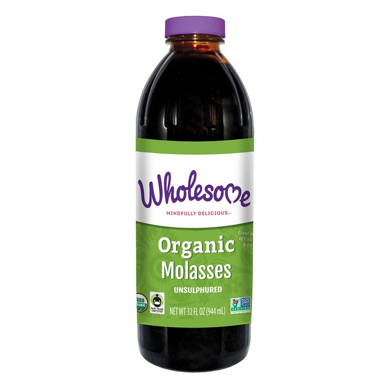 Wholesome Sweeteners Organic Molasses, 32 fl oz (Pack of 3)