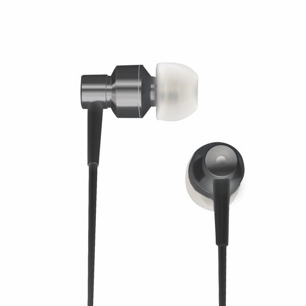 Coby CVEM87 Stereo Earphones with Microphone for iPhone - Black