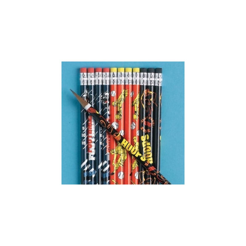 Football, Basketball & Baseball Pencils (2 DOZEN) - BULK by Unknown
