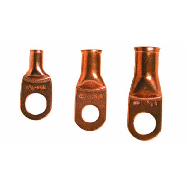 Install Bay Copper Ring Terminal 4 Gauge #14 25 Pack - CUR414