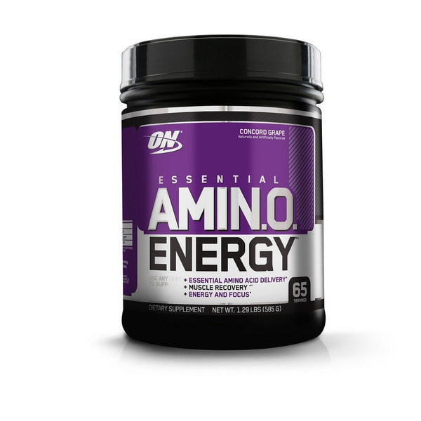 Optimum Nutrition Amino Energy, Concord Grape, Preworkout and Essential Amino Acids with Green Tea and Green Coffee Extract, 65 Servings