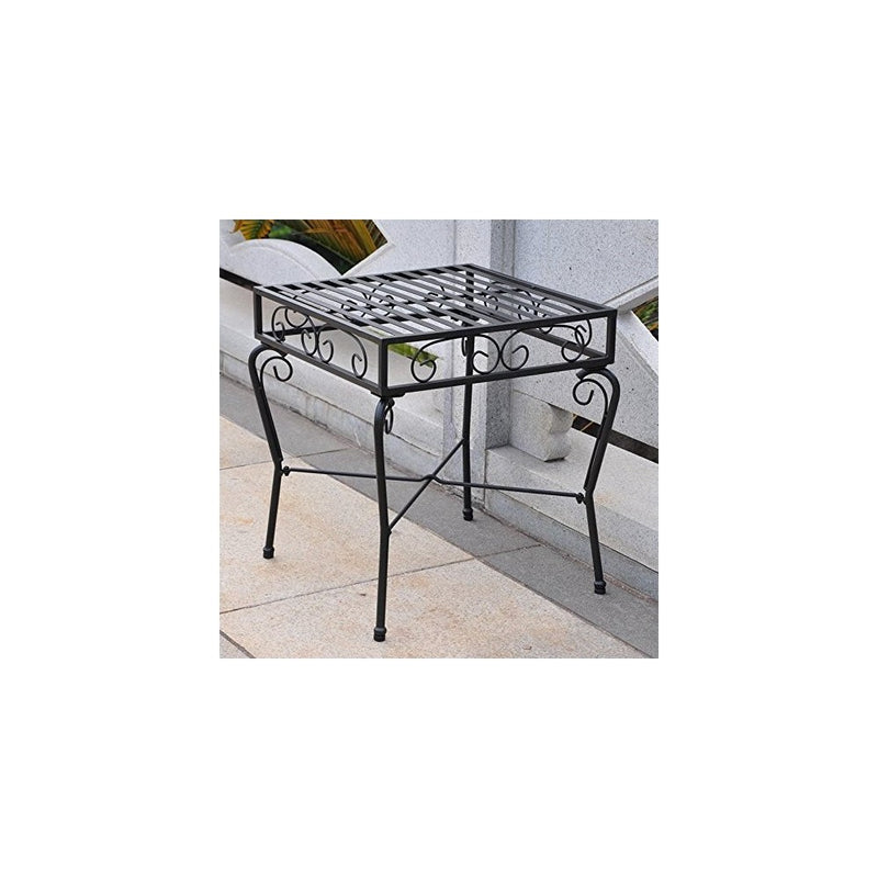 Iron Patio Side Table