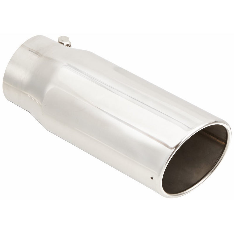 GP Stainless Steel Diesel EXHAUST TIP 4" To 5" Bolt On 15 Degree Angle Cut 12" L