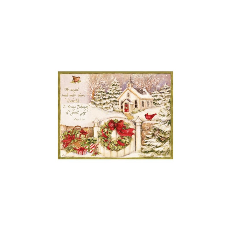LANG 1004676 - "Gifts of Christmas", Boxed Christmas Cards, Artwork by Susan Winget" - 18 Cards, 19 envelopes - 5.375" x 6.875"