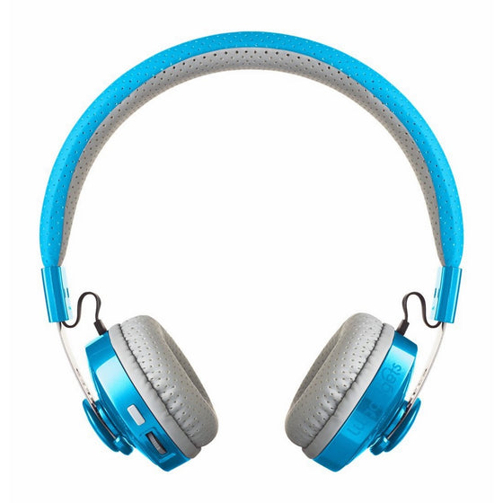 LilGadgets Untangled Pro Premium Children's/Kid's Wireless Bluetooth Headphones with SharePort (Blue)