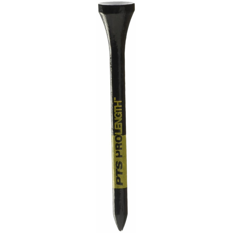 Pride Professional Tee System 3-1/4-Inch Titanium Strength Wood Golf Tee, Black