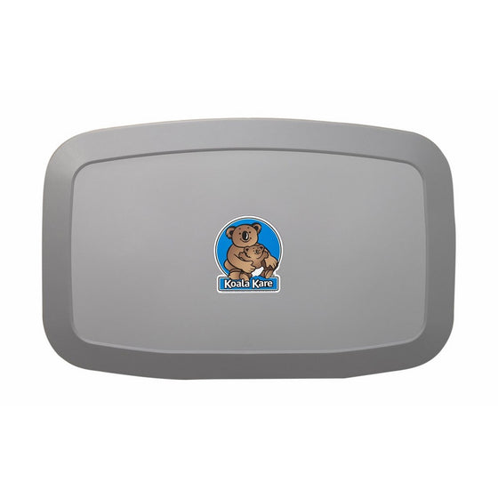 Koala Kare KB200-01 Horizontal Wall Mounted Baby Changing Station, Grey