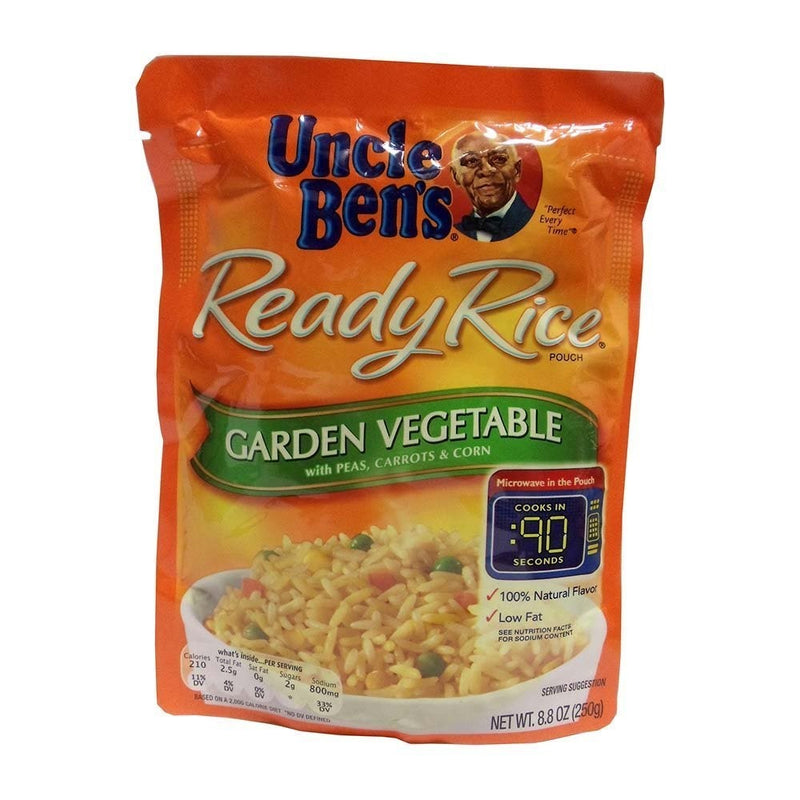Uncle Ben's Ready Rice, Garden Vegetable 8.8 Oz (Pack of 4)