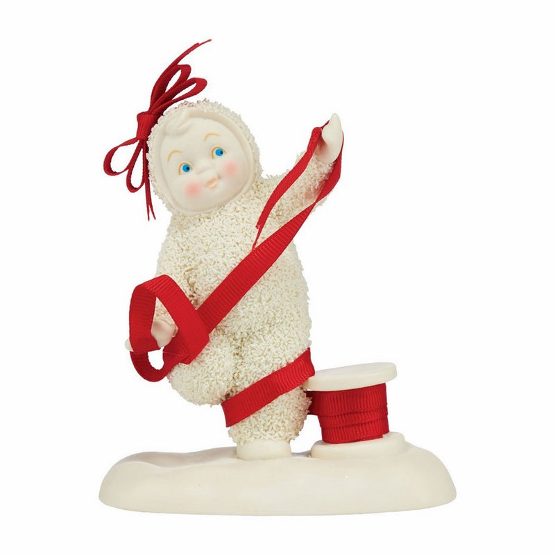 Department 56 Snowbabies Classics Momentarily Tied Up Figurine, 4.33 inch