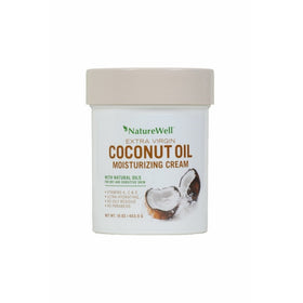 Naturewell Extra Virgin Coconut Oil Moisturizing Cream, 16 oz