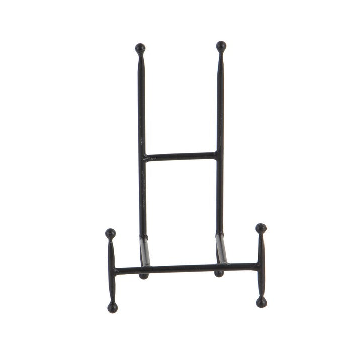 Metal Easel Stand with Tubular Support and Ball Base, Set of 4, Black