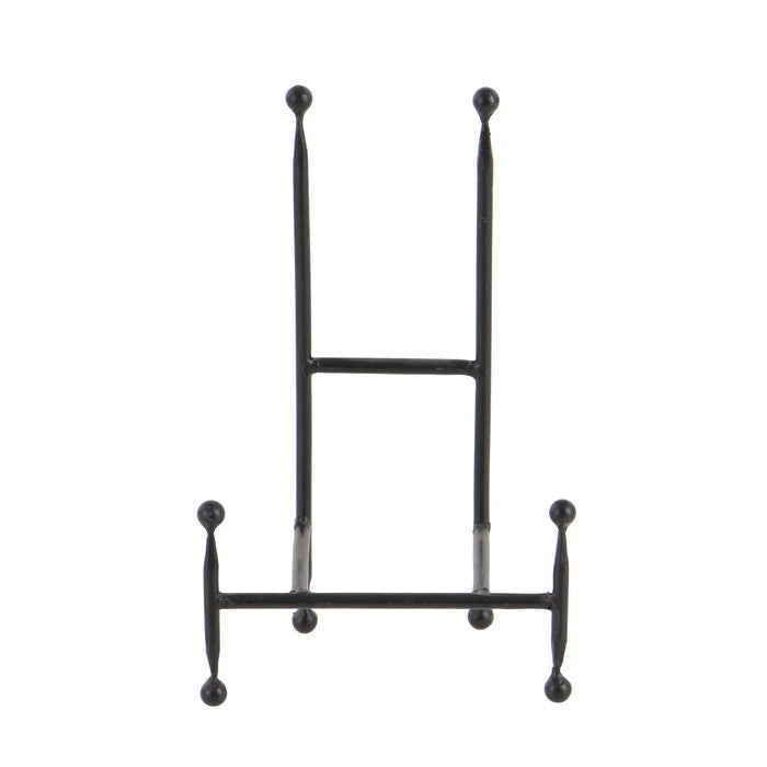 Metal Easel Stand with Tubular Support and Ball Base, Set of 4, Black