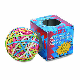 ACCO 72155 Rubber Band Ball, Approximately 275 Rubber Bands, Assorted