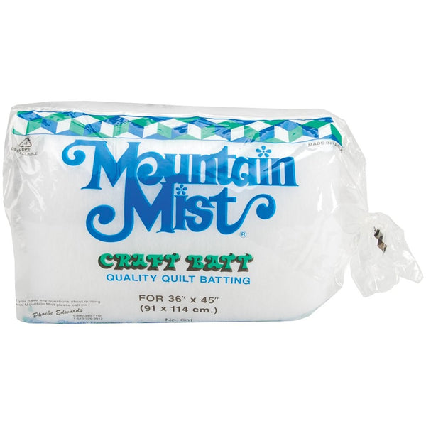 Mountain Mist Polyester Quilt Batting, Craft 36-inch-by-45-inch