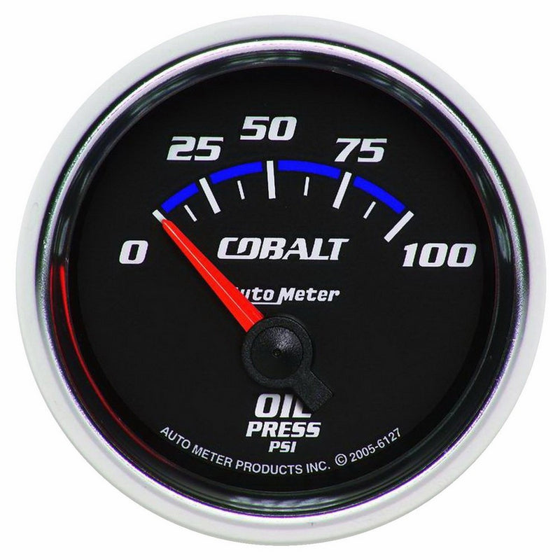 Auto Meter 6127 Cobalt Short Sweep Electric Oil Pressure Gauge