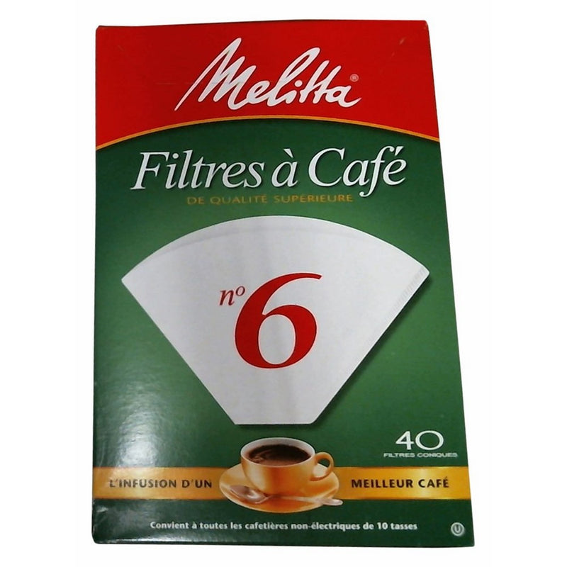 40CT #6 WHT Cone Filter