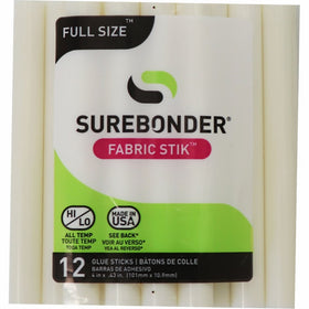 Surebonder FS-12 All-Temp Fabric Glue Sticks, 4-Inch