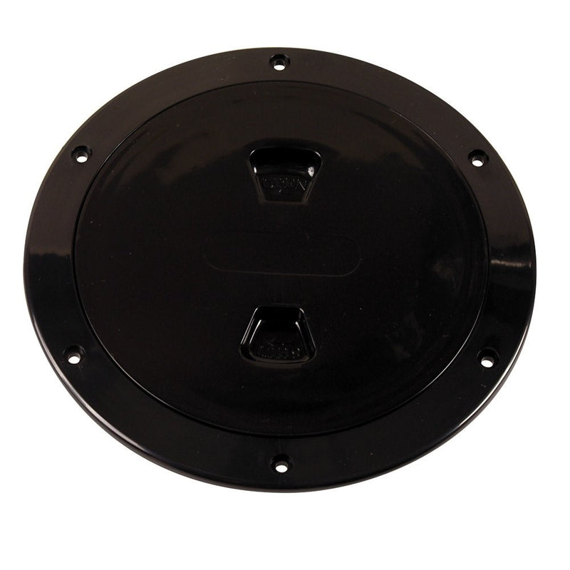 Beckson Twist-Out Deck Plate (6-Inch Black Screw-Out)