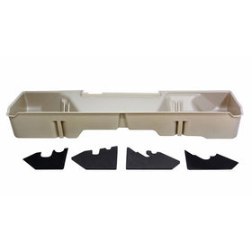 Du Ha Under Seat Storage Fits 07-13 Chevrolet/GMC Silverado/Sierra Extended Cab, Tan, Part #10047