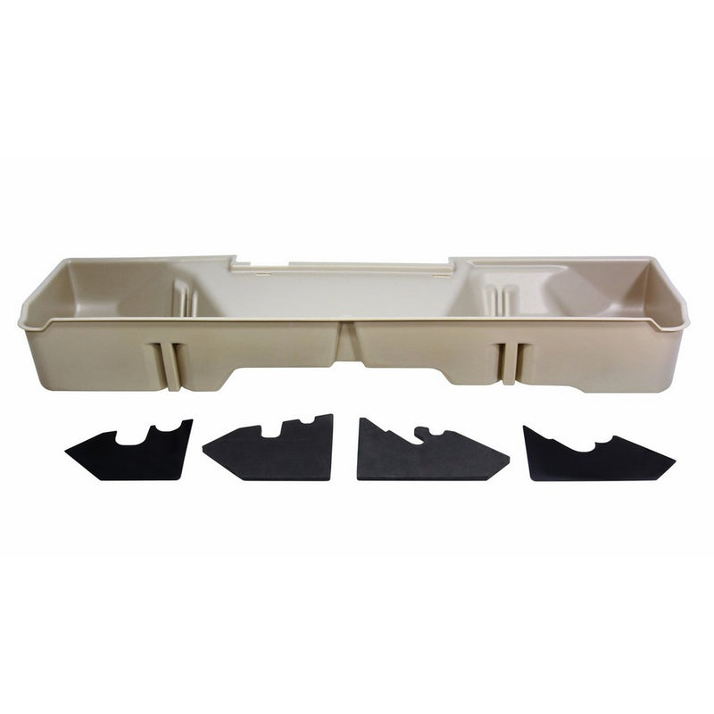 Du Ha Under Seat Storage Fits 07-13 Chevrolet/GMC Silverado/Sierra Extended Cab, Tan, Part #10047