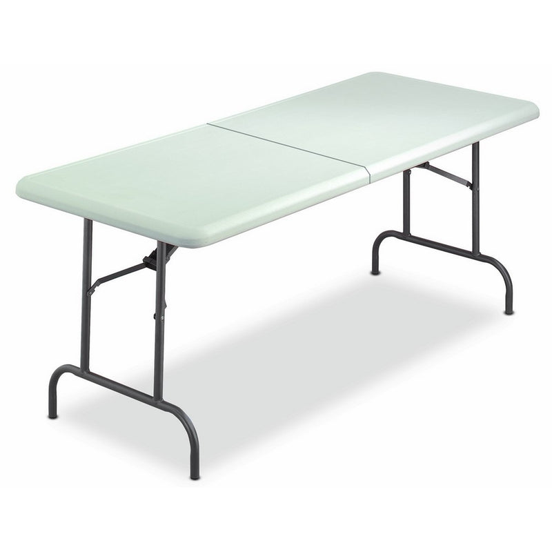 Iceberg 65453 IndestrucTable TOO Bi-Fold Folding Table, 30"x60", Platinum (Made in USA)