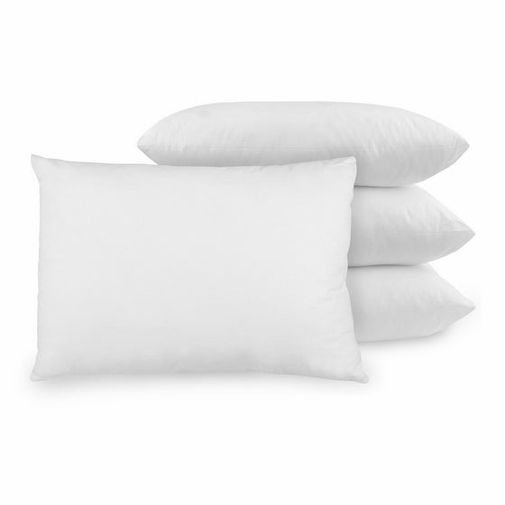 BioPEDIC 4-Pack Bed Pillows with Built-In Ultra-Fresh Anti-Odor Technology, Standard Size, White