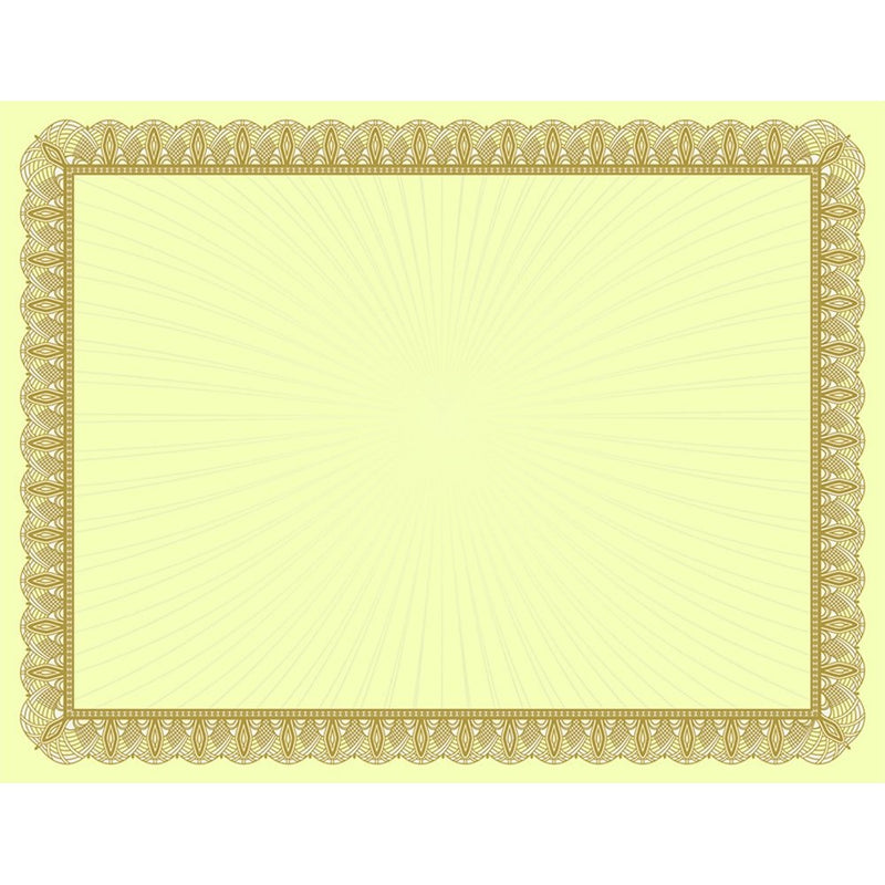 Great Papers! Metallic Gold Value Certificate, 8.5" x 11", 100 Count (961035)
