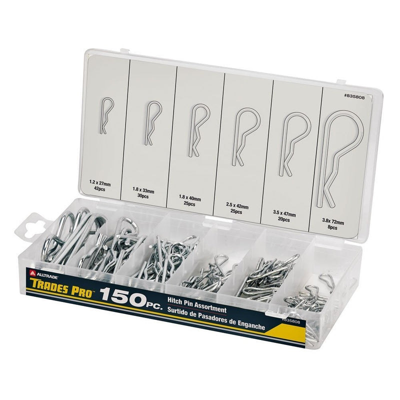 Tradespro 835808 Hitch Pin Assortment, 150-Piece