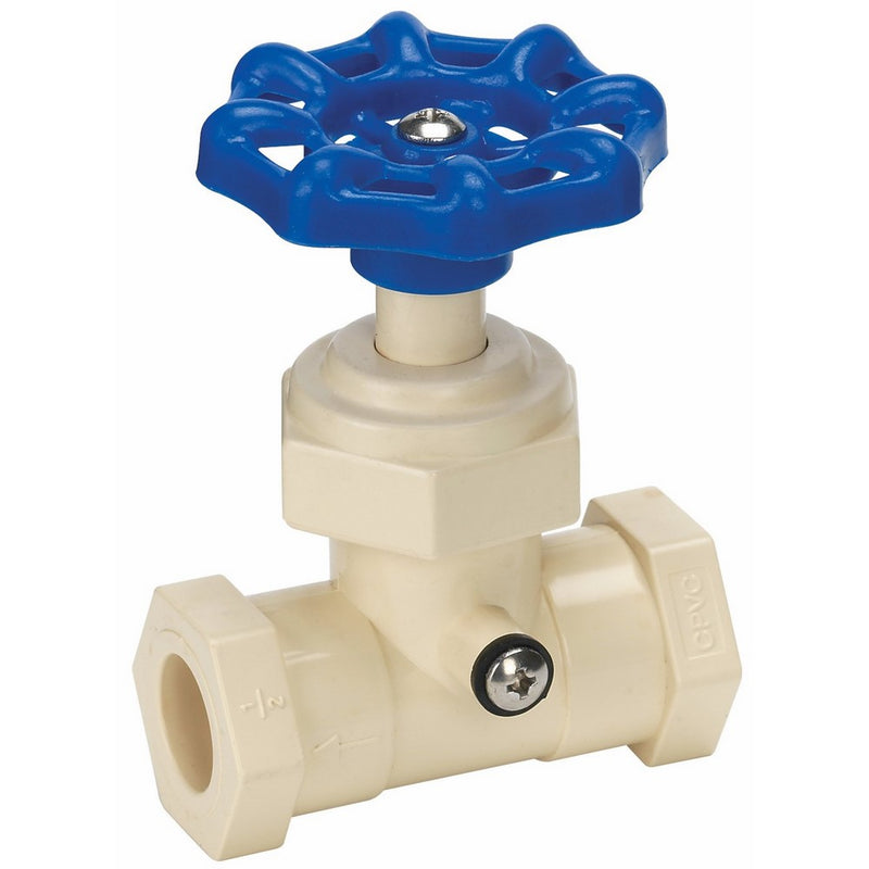 Homewerks VSW-CPV-E3B Stop and Waste Valve, Solvent x Solvent, CPVC, 1/2-Inch