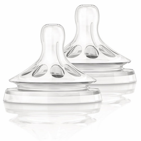 Philips Avent BPA Free Natural Fast Flow Nipples, 2 Count