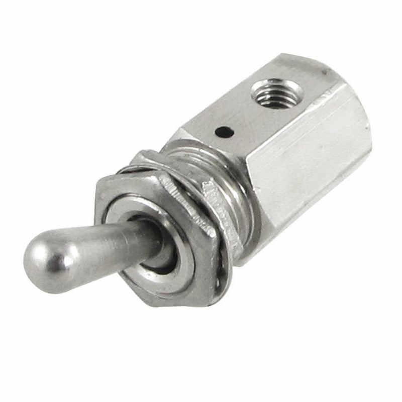 uxcell TV-3S 2 Position 3 Way Air Pneumatic Knob Control ON OFF Toggle Valve
