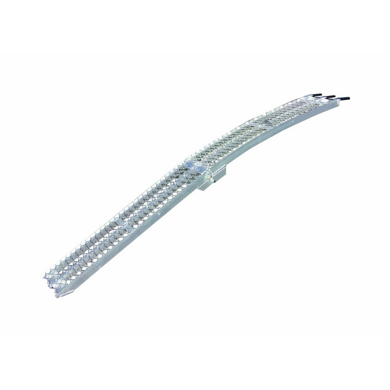 Yutrax TX106 Silver 89-inch Aluminum Folding Arch Ramp - Single, 750lb Capacity