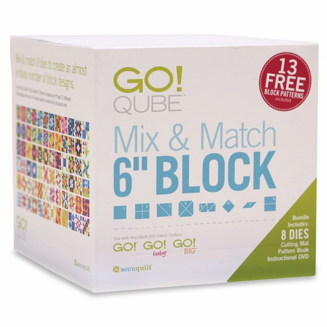 AccuQuilt GO! Qube Mix & Match 6” Block