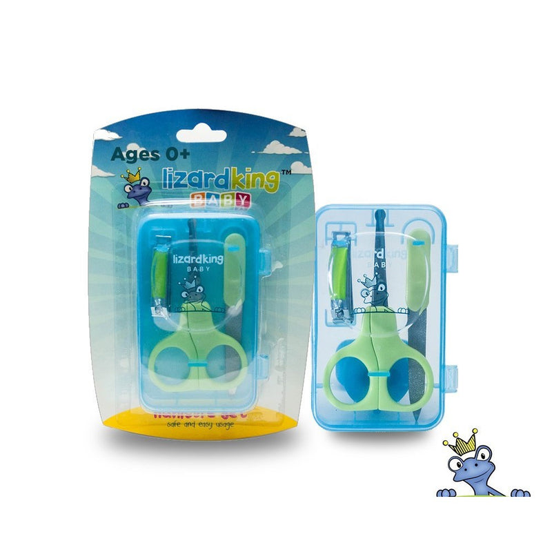 Safe Baby Nail Clippers Set with Baby Scissors, Baby Clipper, and File. Complete Safe Care for All Children, Newborns, or Infants.