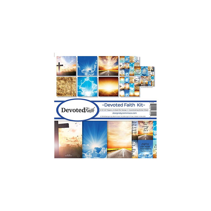 Reminisce DF-201 Devoted Faith Scrapbook Collection Kit