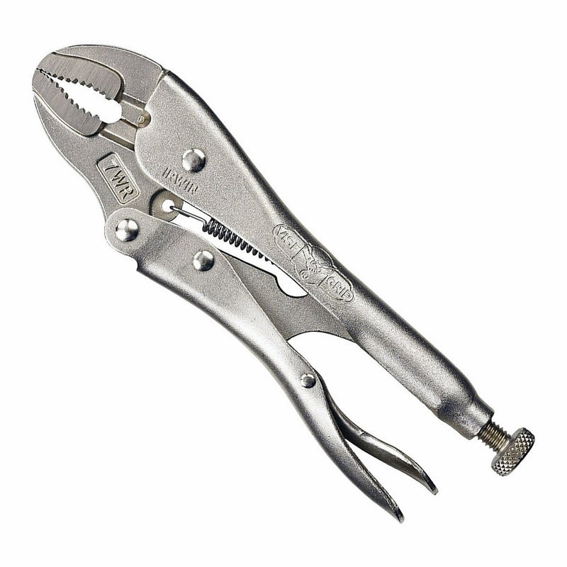 IRWIN VISE-GRIP Original Curved Jaw Locking Pliers with Wire Cutter, 7", 702L3