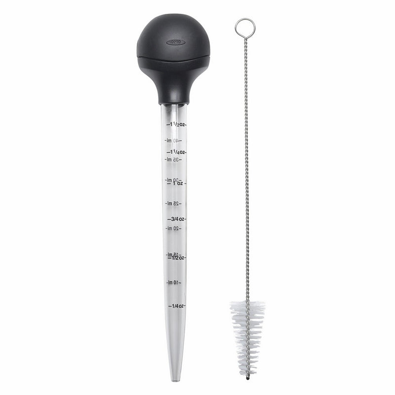 OXO Good Grips BPA-free Turkey Baster with Cleaning Brush