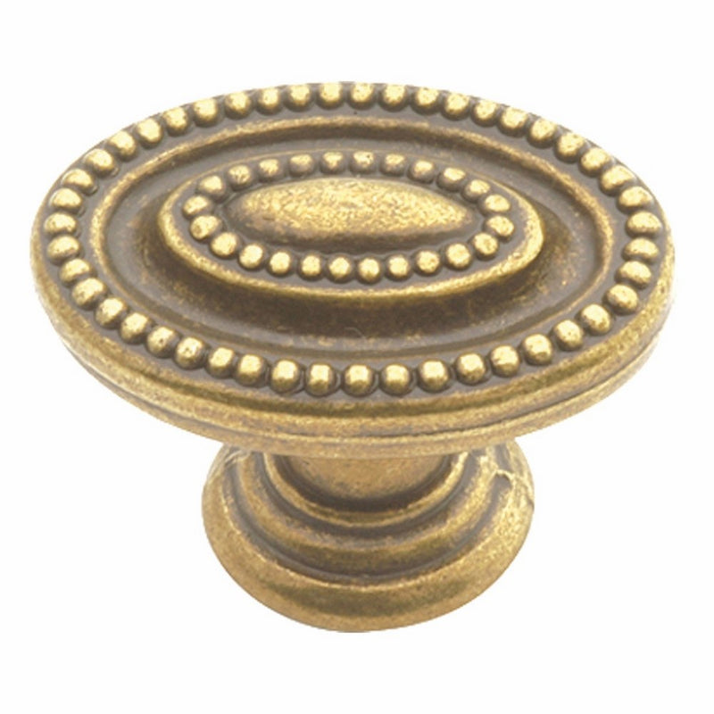 Hickory Hardware P8259-LP 1-1/4-Inch Manor House Cabinet Knob, Lancaster Hand Polished