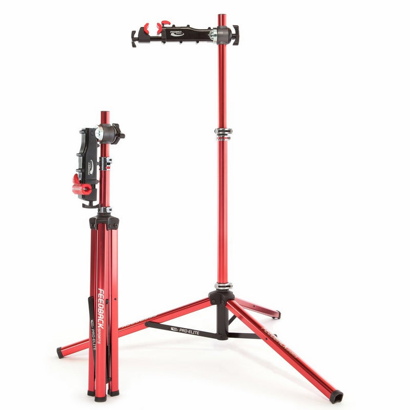 Feedback Sports Pro Elite Repair Stand with Tote Bag (Red)