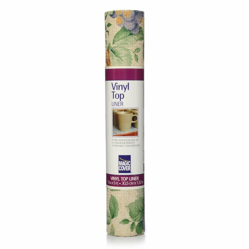 Magic Cover Vinyl Top Contact Liner for Drawer, Shelf and Arts and Craft Projects - Sonoma - 12''x5'