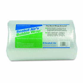 Sealed Air SEL19338Bubble Wrap Cushioning Material, 3/16 Inch Thick, 12 Inches x 30 Feet (19338)