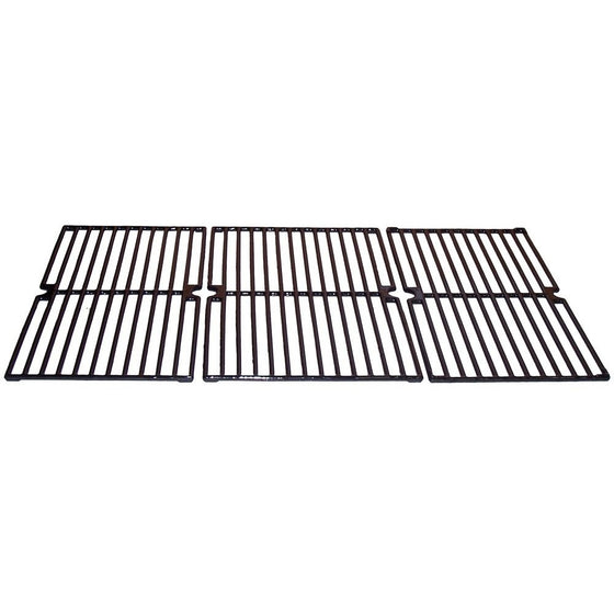 Music City Metals 67233 Gloss Cast Iron Cooking Grid Set Replacement for Select Brinkmann Gas Grill Models