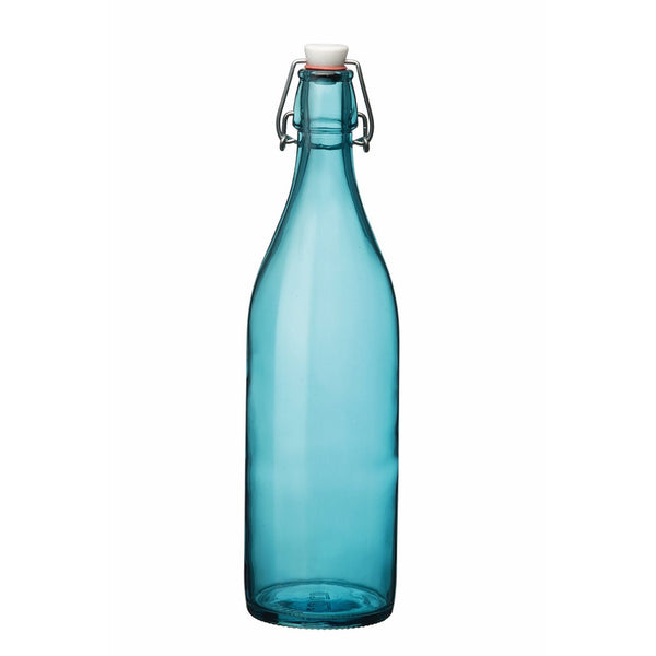 Bormioli Rocco Giara Bottle Set of 6, Sky Blue